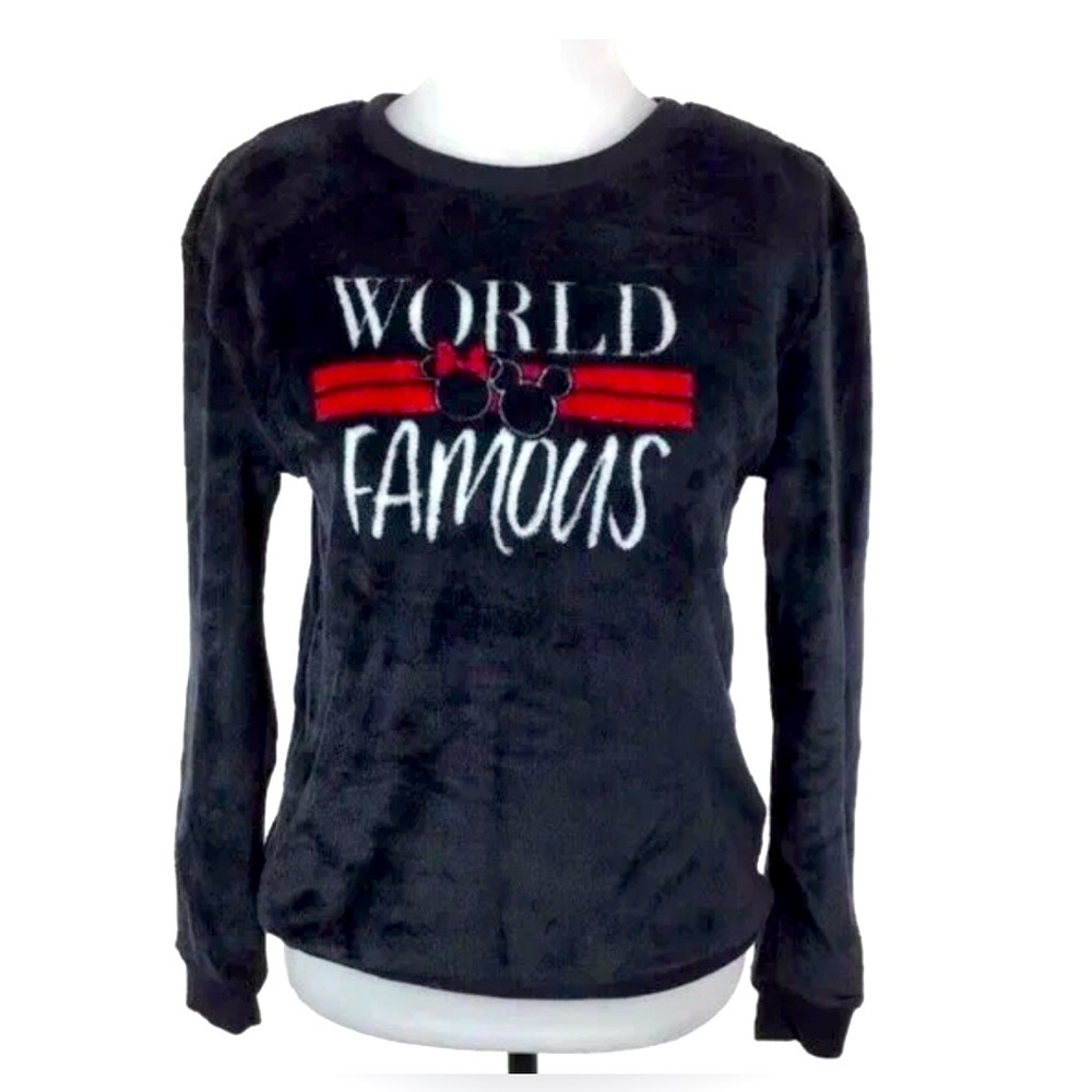 Mickey & Minnie soft comfy fleece sweatshirt size L great condition!